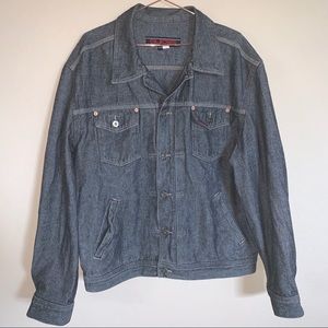 Guess Men’s Vintage black denim jacket size XL